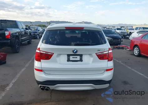 2017 BMW X3 xDrive28I z USA, uszkodzony, nr VIN 5UXWX9C3XH0T19402